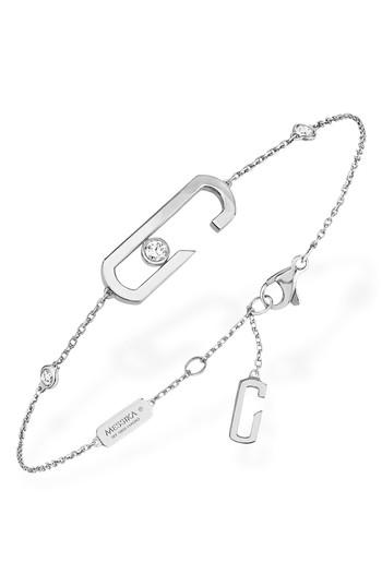 Women's Messika By Gigi Hadid Move Addiction 18k Gold & Diamond Line Bracelet