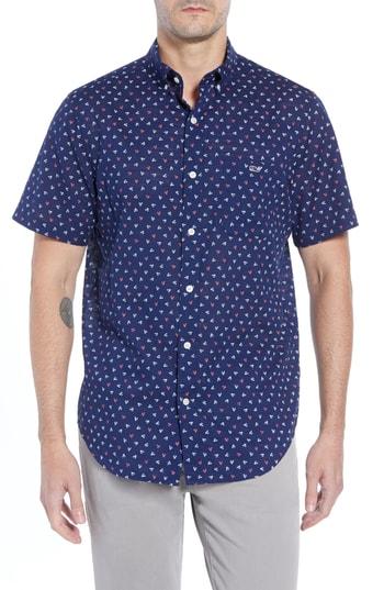 Men's Vineyard Vines Murray Lures Slim Fit Sport Shirt - Blue