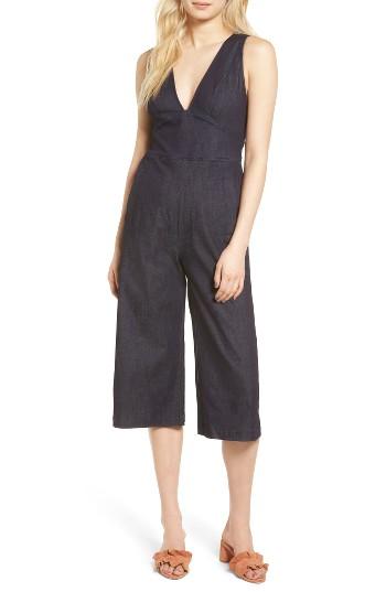 Women's Chelsea28 Bow Back Denim Jumpsuit