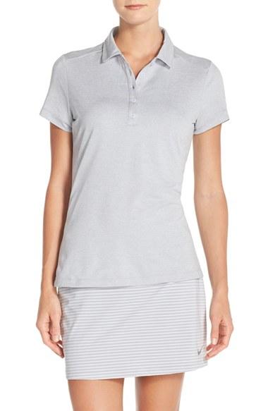 Women's Nike 'victory Texture' Golf Polo