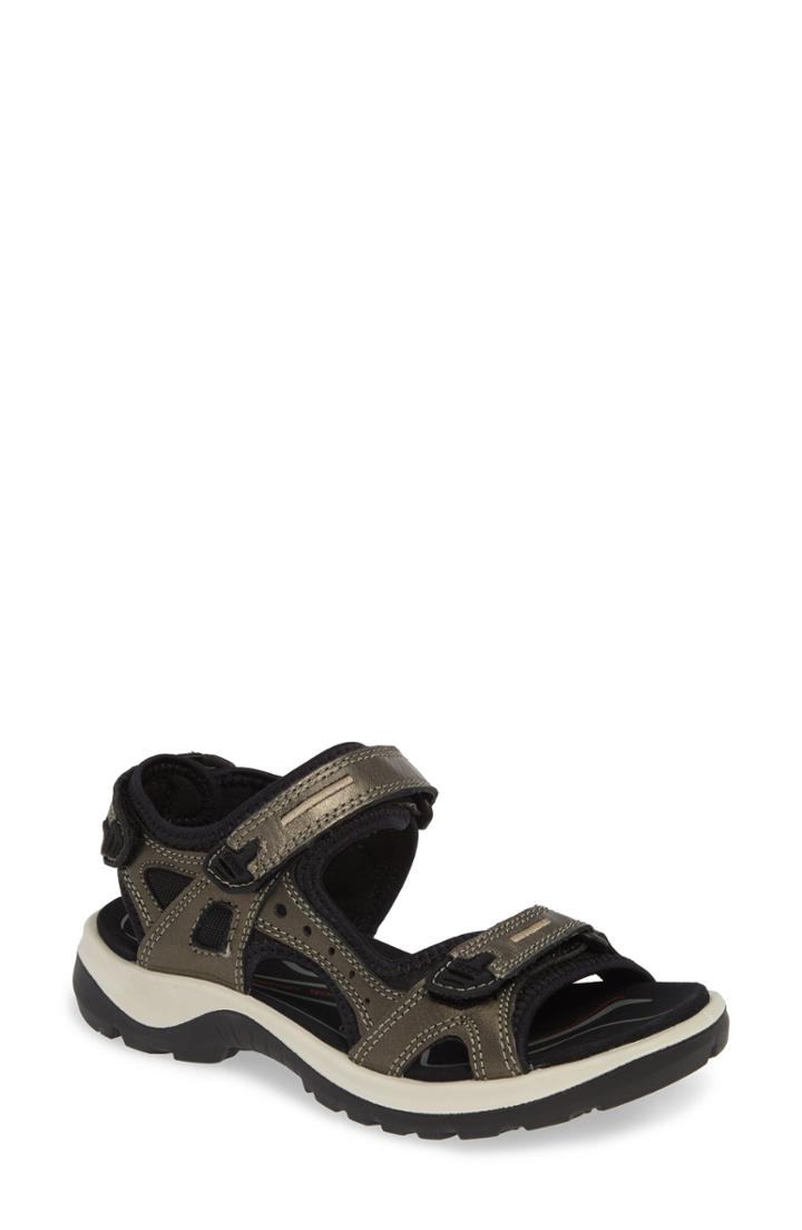 Women's Ecco Yucatan Sandal -6.5us / 37eu - Grey