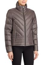 Women's Lauren Ralph Lauren Short Down Coat - Grey