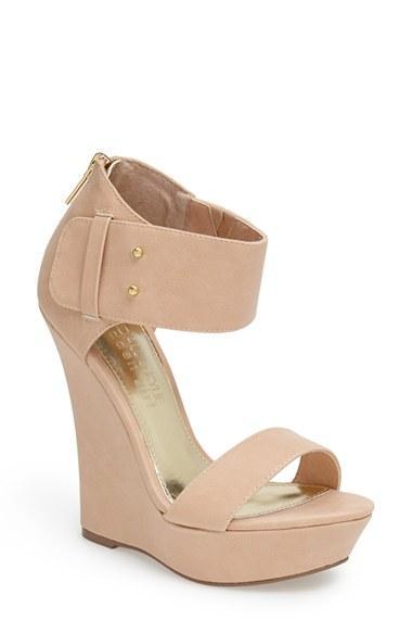 Kendall & Kylie Madden Girl 'felina' Wedge Sandal (women) Nude