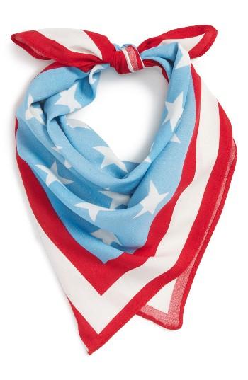 Women's Bp. American Flag Bandana, Size - Blue