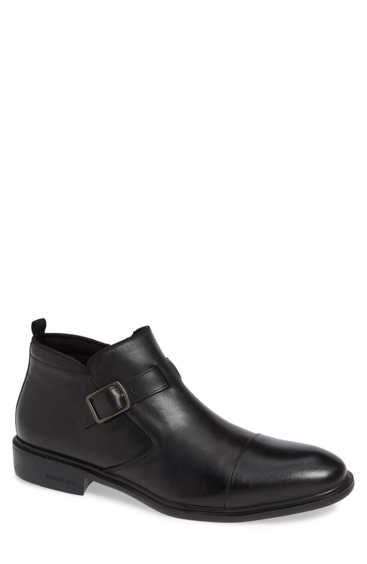 Men's Kenneth Cole New York Garner Zip Boot .5 M - Black