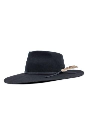 Men's Brixton Topeka Fedora - Black