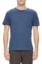 Men's Theory Gaskell Nebulous Slub Pocket T-shirt - Blue