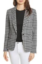 Women's Veronica Beard Ada Plaid Dickey Jacket - Blue