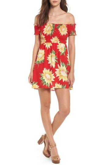 Women's Show Me Your Mumu Smocked Minidress - Red