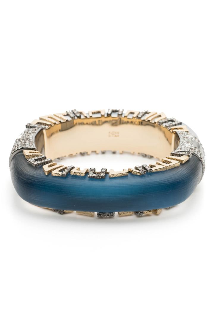 Women's Alexis Bittar Brutalist Butterfly Hinge Bangle