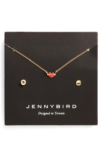 Women's Jenny Bird Kiss My Face Necklace Set