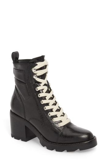 Women's Marc Fisher D Warid Moto Bootie, Size 5 M - Black