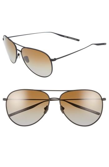 Men's Salt 'francisco' 59mm Gradient Sunglasses - Black Sand/ Brown