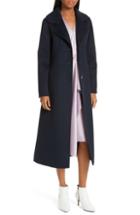 Women's Lewit Double Face Wool & Cashmere Coat - Blue