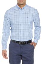 Men's Johnnie-b Monore Classic Fit Sport Shirt - Blue