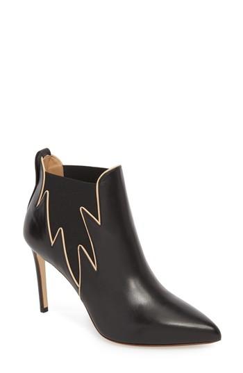 Women's Francesco Russo Flames Bootie Us / 37eu - Black