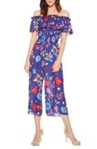 Women's Parker Janice Silk Blend Jumpsuit - Blue