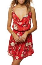 Women's O'neill Ashby Cowl Neck Dress - Red