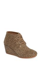 Women's Toms Kala Wedge Bootie B - Brown
