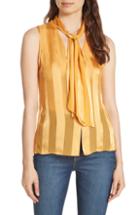 Women's Vince Tie Neck Silk Popover Blouse