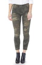 Women's Nydj Ami Camo Ankle Skinny Jeans - Green