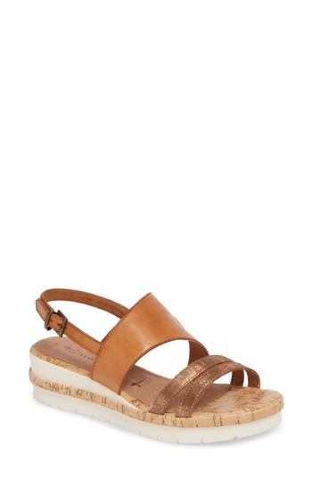 Women's Tamaris Eda Wedge Sandal Eu - Brown