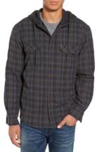 Men's Cova Hooded Plaid Flannel Shirt Jacket
