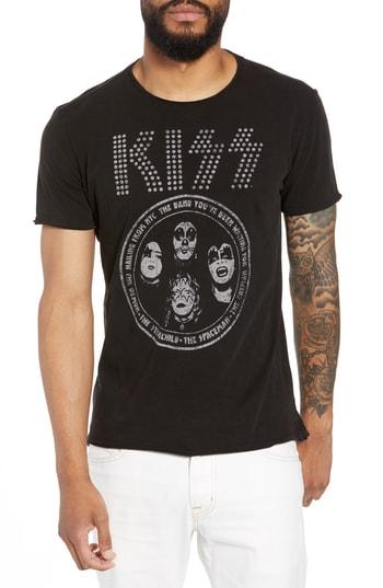 Men's John Varvatos Star Usa Kiss Graphic T-shirt - Black