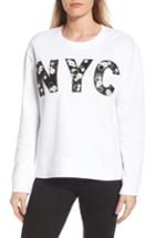Women's Kenneth Cole New York Nyc Sweatshirt - Black