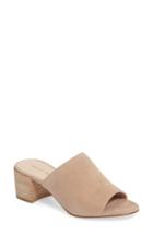 Women's Pelle Moda Union Block Heel Mule .5 M - Beige