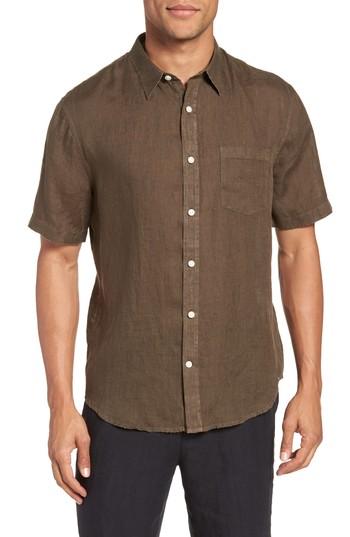 Men's Vince Classic Fit Sport Shirt - Green