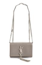 Saint Laurent 'mini Monogram' Embossed Calfskin Leather Crossbody Bag -