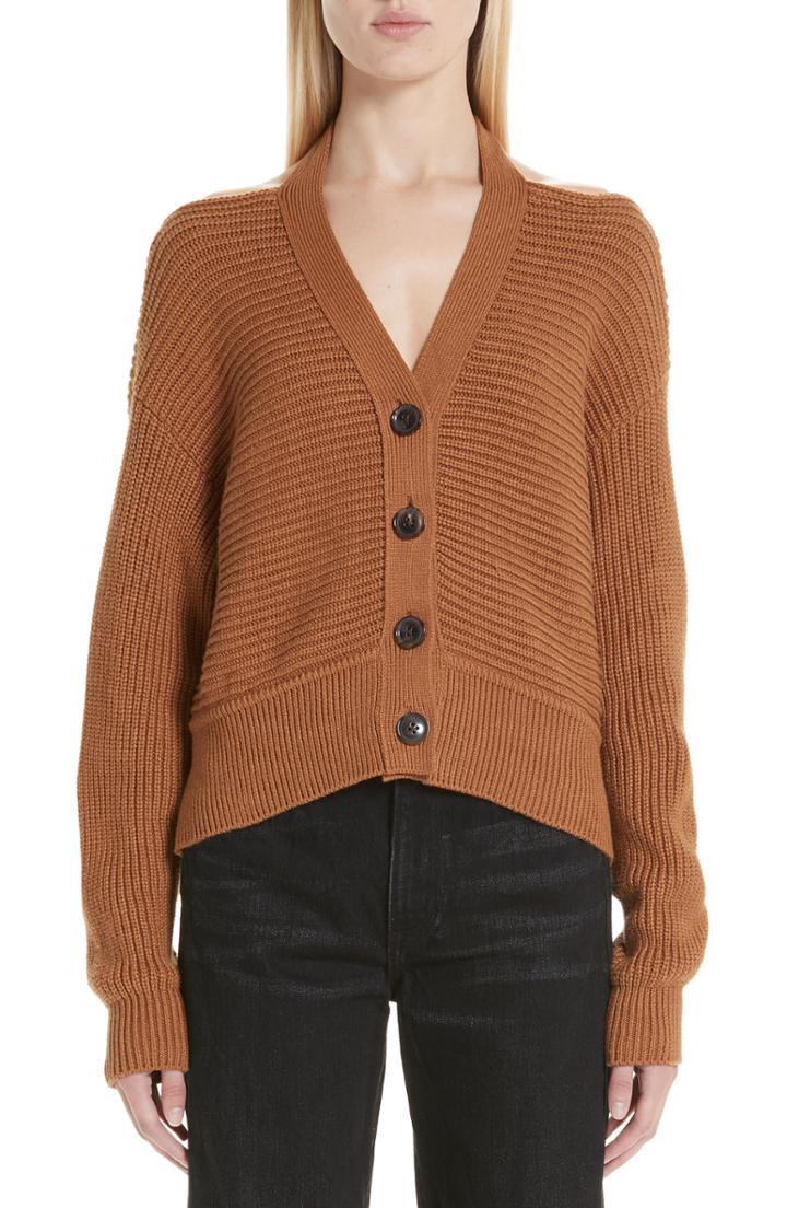Women's Adeam Halter Cardigan - Brown