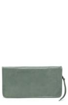 Women's Hobo Remi Calfskin Leather Zip-around Wallet - Green