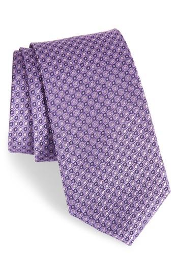 Men's Calibrate Optical Dot Silk Tie