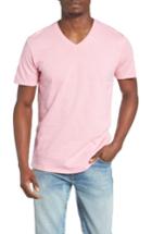 Men's The Rail Slub Cotton V-neck T-shirt - Pink