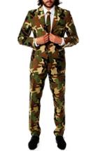 Men's Opposuits 'commando' Trim Fit Two-piece Suit With Tie