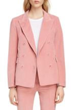 Women's Isabel Marant Etoile Alsey Velveteen Blazer Us / 34 Fr - Pink