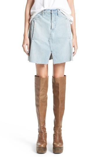 Women's Simon Miller Denim Miniskirt - Blue