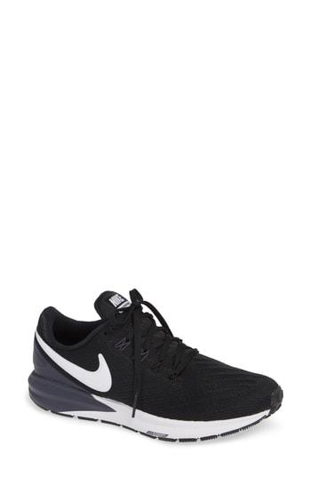 Women's Nike Air Zoom Structure 22 Sneaker M - Black
