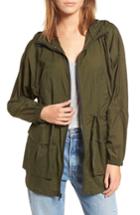 Women's Levi's Hooded Raincoat - Green