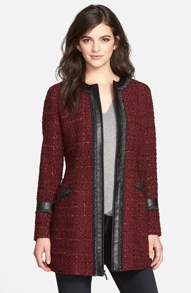 Women's Laundry By Shelli Segal Ribbon Trim Tweed