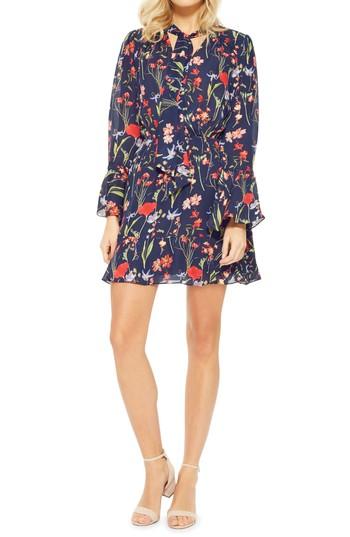Women's Parker Valencia Silk Shirtdress - Blue