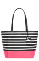 Kate Spade New York Hyde Lane Dipped Stripe - Small Riley Tote - Pink