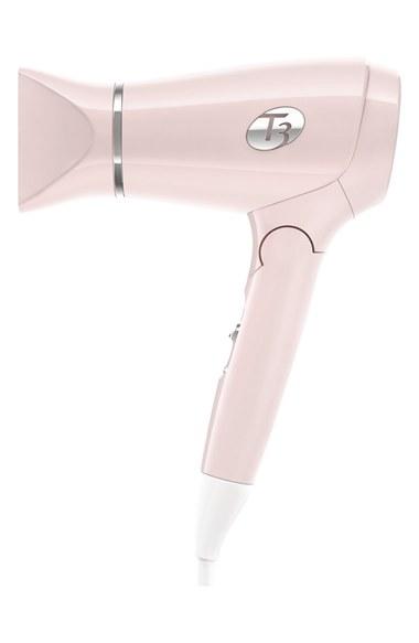 T3 Soft Pink Featherweight Compact Folding Hair Dryer