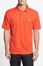 Men's Cutter & Buck Denver Broncos - Genre Drytec Moisture Wicking Polo