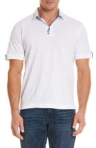 Men's Robert Graham Diego Classic Fit Polo, Size - White