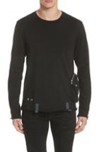 Men's Helmut Lang Distressed Edge Utility Pocket Sweatshirt