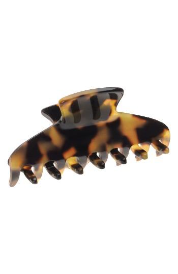 France Luxe Mini Cassandra Jaw Clip, Size - Brown