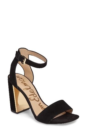 Women's Sam Edelman Synthia Sandal M - Black